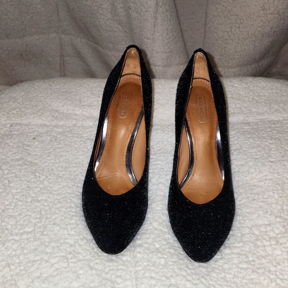Coach Black Heels
